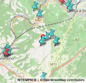 Mappa Via Alcide De Gasperi, 50055 Lastra a Signa FI, Italia (2.714)