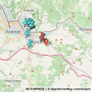 Mappa Via di Centanni, 50012 Bagno a Ripoli FI, Italia (3.91)