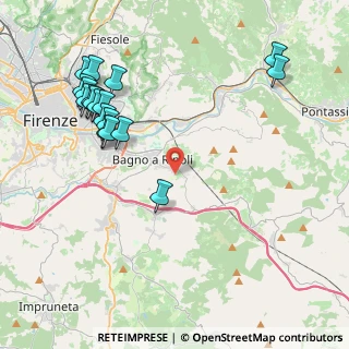 Mappa Via di Centanni, 50012 Bagno a Ripoli FI, Italia (4.97222)