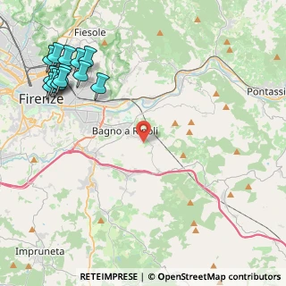 Mappa Via di Centanni, 50012 Bagno a Ripoli FI, Italia (6.10923)