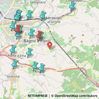 Mappa Via di Centanni, 50012 Bagno a Ripoli FI, Italia (3.012)