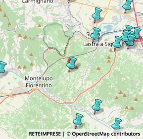 Mappa Via San Vito, 50055 Lastra a Signa FI, Italia (6.40625)