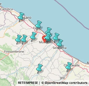 Mappa Strada S. Gervasio, 61039 San Costanzo PU, Italia (12.76667)
