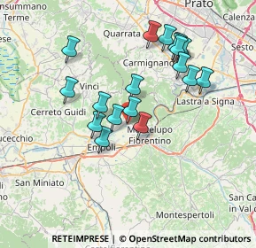 Mappa Via Antonio Gramsci, 50050 Gambassi Terme FI, Italia (6.92833)