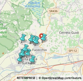 Mappa Via delle Colmate, 50054 Fucecchio FI, Italia (3.57)