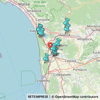 Mappa Via Aurelia Madonna dell`Acqua, 56017 San Giuliano Terme PI, Italia (10.65167)