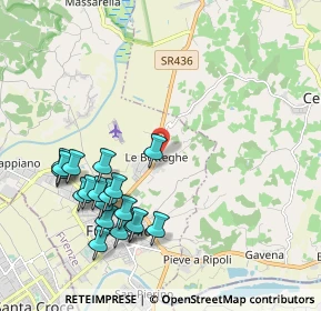 Mappa Via Vallebuia, 50054 Fucecchio FI, Italia (2.26)