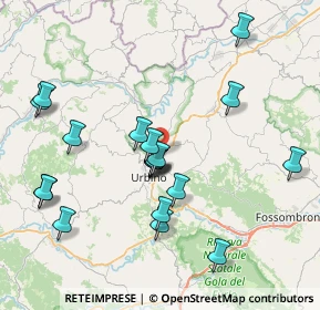 Mappa SS Urbinate, 61029 Urbino PU (7.9955)