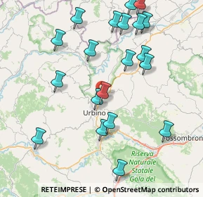 Mappa SS Urbinate, 61029 Urbino PU (9.094)