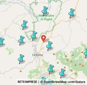 Mappa SS Urbinate, 61029 Urbino PU (6.40938)