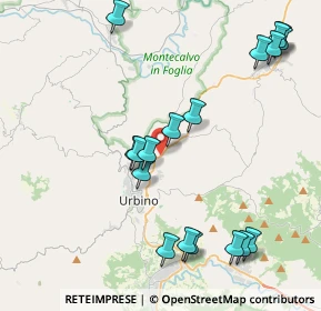 Mappa SS Urbinate, 61029 Urbino PU (4.84611)