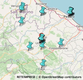 Mappa SS Urbinate, 61029 Urbino PU (17.4185)