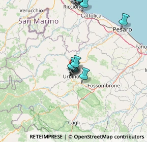 Mappa SS Urbinate, 61029 Urbino PU (16.24867)