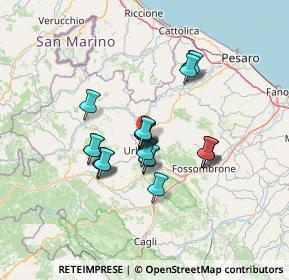 Mappa SS Urbinate, 61029 Urbino PU (10.803)