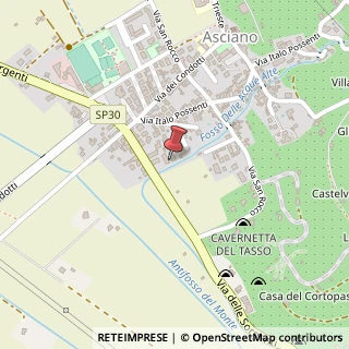 Mappa Via delle Sorgenti, 43, 56017 San Giuliano Terme, Pisa (Toscana)