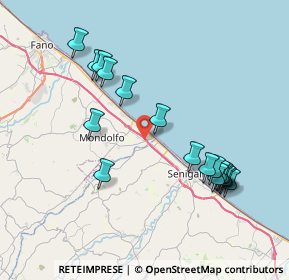 Mappa Via Sterpettine, 61037 Mondolfo PU, Italia (8.26444)