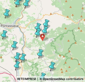 Mappa Localita' Pagiano, 50060 Pelago FI, Italia (6.2265)