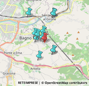 Mappa Via Guglielmo Giusiani, 50012 Bagno a Ripoli FI, Italia (1.3)