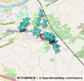 Mappa Via Guglielmo Giusiani, 50012 Bagno a Ripoli FI, Italia (0.6685)