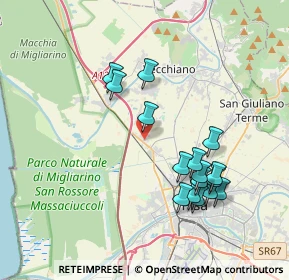 Mappa Via Renata Giambene, 56017 San Giuliano Terme PI, Italia (3.82313)