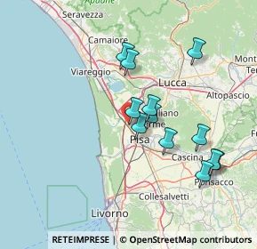 Mappa Via Renata Giambene, 56017 San Giuliano Terme PI, Italia (13.57917)