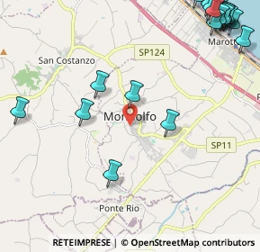Mappa Via guido d'arezzo, 61037 Mondolfo PU, Italia (3.3025)