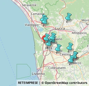 Mappa SS 1, 56017 San Giuliano Terme PI, Italia (13.67917)