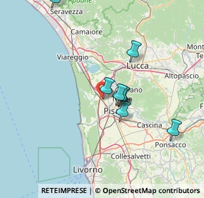 Mappa SS 1, 56017 San Giuliano Terme PI, Italia (27.59769)