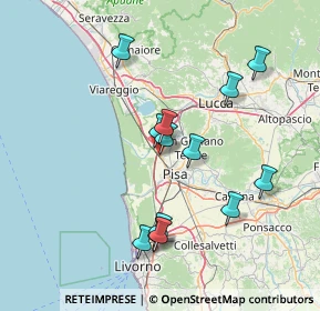 Mappa SS 1, 56017 San Giuliano Terme PI, Italia (14.51385)