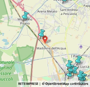 Mappa SS 1, 56017 San Giuliano Terme PI, Italia (3.6375)