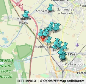 Mappa SS 1, 56017 San Giuliano Terme PI, Italia (1.5285)