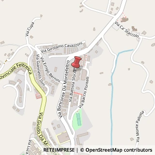 Mappa Via Giuseppe Garibaldi, 62, 61029 Urbino, Pesaro e Urbino (Marche)