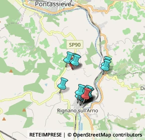 Mappa Via Boncioli, 50067 Rignano sull'Arno FI, Italia (1.6155)