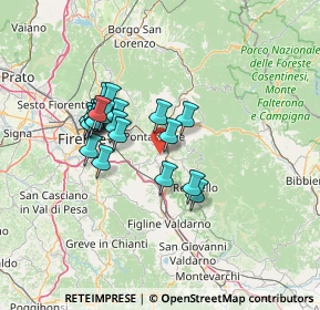 Mappa Via Boncioli, 50067 Rignano sull'Arno FI, Italia (11.5255)