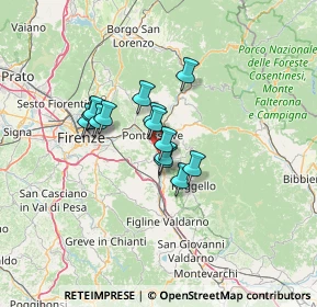 Mappa Via Boncioli, 50067 Rignano sull'Arno FI, Italia (9.19786)