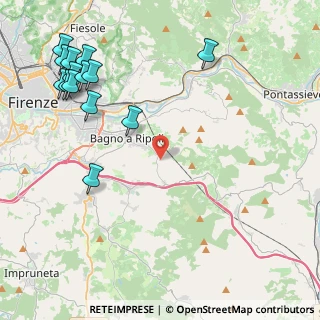 Mappa Via del Bigallo e Apparita, 50012 Firenze FI, Italia (5.80214)