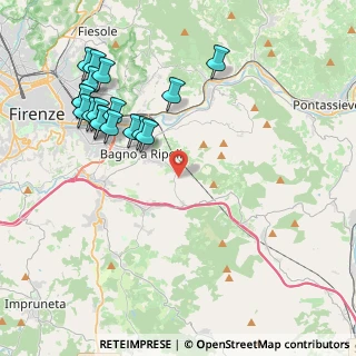 Mappa Via del Bigallo e Apparita, 50012 Firenze FI, Italia (4.69944)