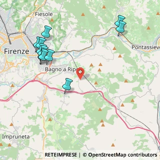 Mappa Via del Bigallo e Apparita, 50012 Firenze FI, Italia (5.07636)