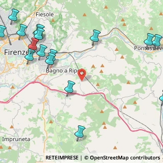 Mappa Via del Bigallo e Apparita, 50012 Firenze FI, Italia (6.68167)