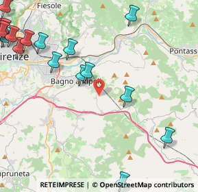 Mappa Via del Bigallo e Apparita, 50012 Firenze FI, Italia (6.585)