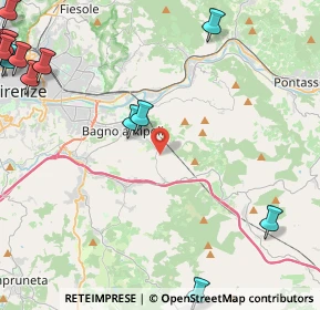 Mappa Via del Bigallo e Apparita, 50012 Firenze FI, Italia (7.30286)