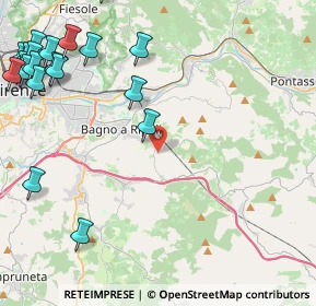 Mappa Via del Bigallo e Apparita, 50012 Firenze FI, Italia (6.5625)