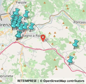 Mappa Via del Bigallo e Apparita, 50012 Firenze FI, Italia (5.68)