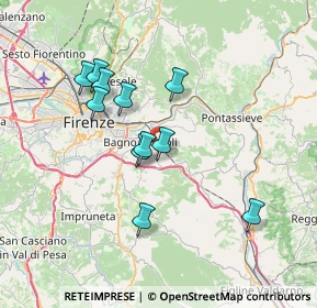 Mappa Via del Bigallo e Apparita, 50012 Firenze FI, Italia (6.49909)