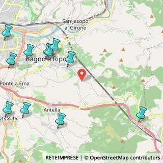 Mappa Via del Bigallo e Apparita, 50012 Firenze FI, Italia (3.14545)