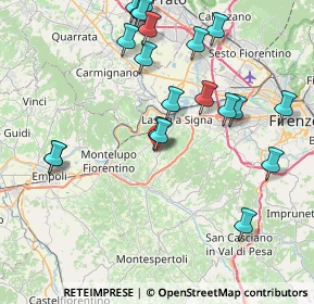 Mappa Viale 8 Marzo, 50055 Lastra a Signa FI, Italia (9.331)