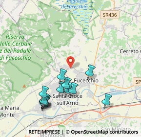 Mappa Via Verrazzano, 50054 Fucecchio FI, Italia (4.36923)