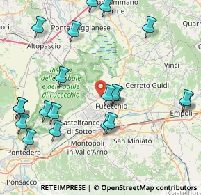 Mappa Via Verrazzano, 50054 Fucecchio FI, Italia (9.9735)