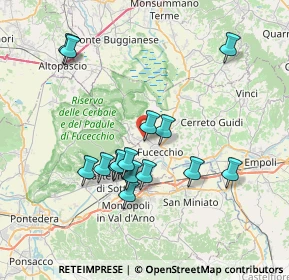Mappa Via Verrazzano, 50054 Fucecchio FI, Italia (7.20733)