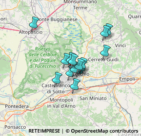 Mappa Via Verrazzano, 50054 Fucecchio FI, Italia (4.54)